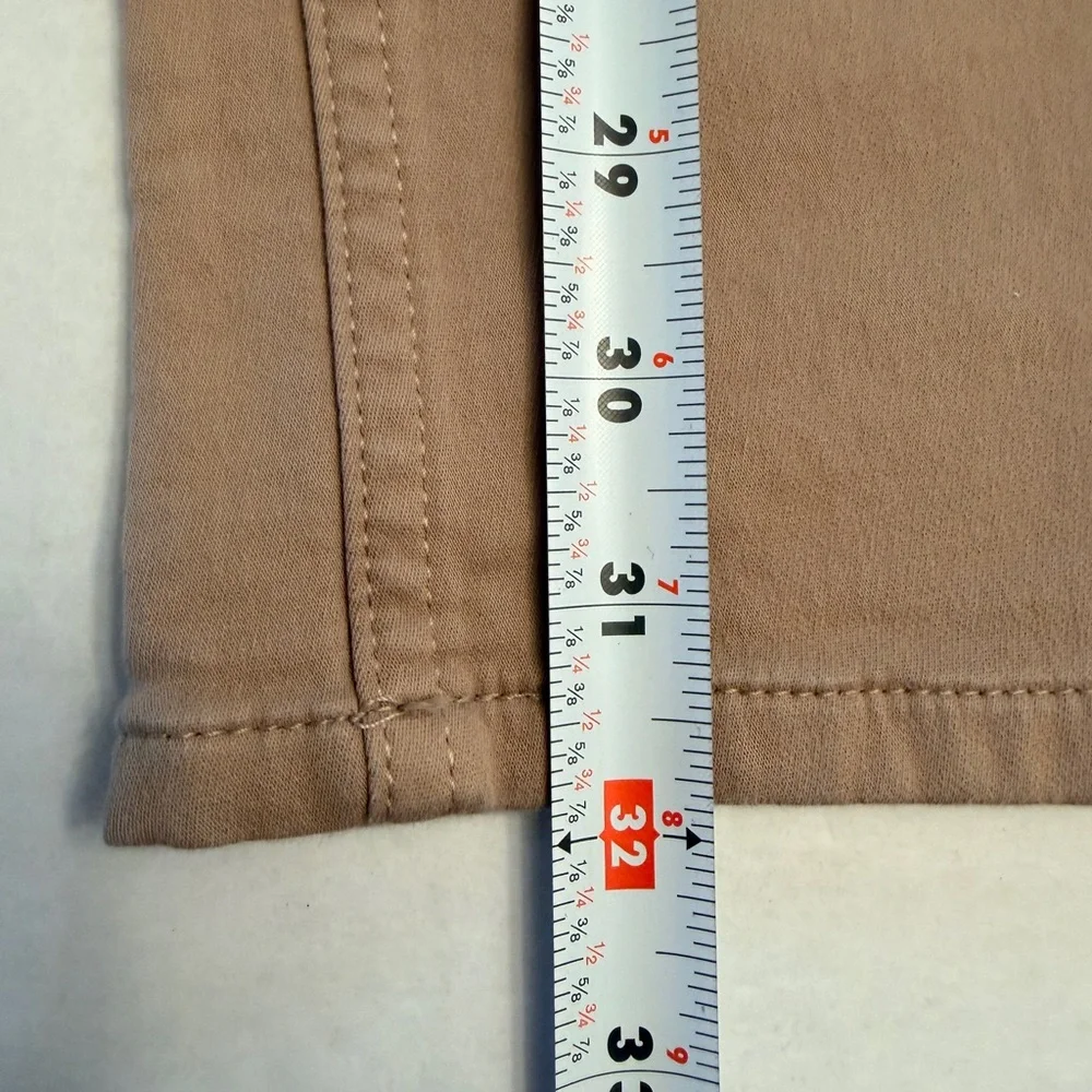 Banana Republic Men’s 32x32 Traveler Jeans Pants Tan Khaki Slim‎ Straight Preppy